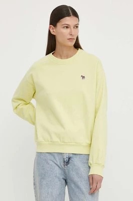 Zdjęcie produktu PS Paul Smith bluza bawełniana damska kolor żółty z aplikacją W2R.352V.M20616