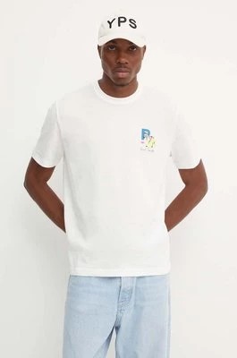 Zdjęcie produktu PS Paul Smith t-shirt bawełniany męski kolor biały z nadrukiem M2R.220X.NP4799