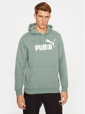 Zdjęcie produktu Puma Bluza Ess Big Logo 586687 Zielony Regular Fit