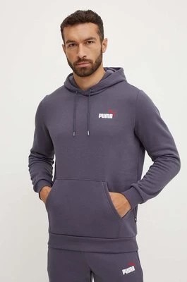 Zdjęcie produktu Puma bluza męska kolor szary z kapturem z nadrukiem 674471