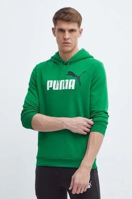 Zdjęcie produktu Puma bluza męska kolor zielony z kapturem 586765