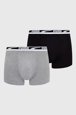 Zdjęcie produktu Puma bokserki 2-pack męskie kolor szary 938325