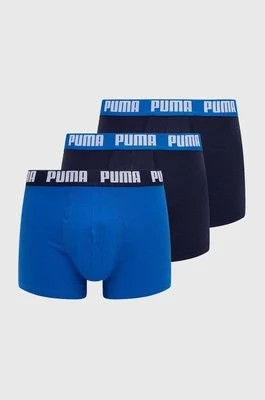 Zdjęcie produktu Puma bokserki 3-pack męskie kolor niebieski 938327