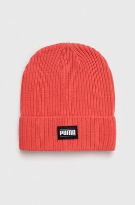 Zdjęcie produktu Puma czapka kolor różowy z cienkiej dzianiny