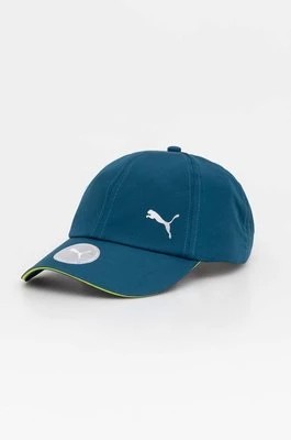 Zdjęcie produktu Puma czapka z daszkiem Essentials kolor niebieski gładka 023148