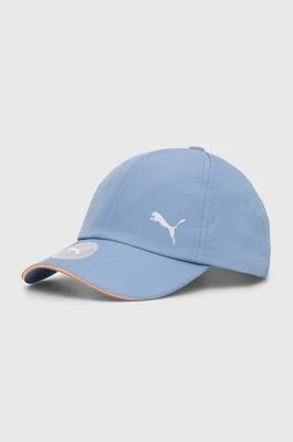 Zdjęcie produktu Puma czapka z daszkiem Essentials kolor niebieski gładka 023148