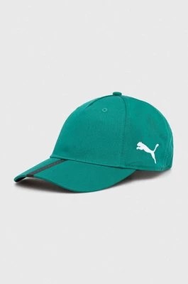 Zdjęcie produktu Puma czapka z daszkiem kolor zielony z aplikacją 223560
