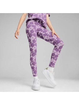 Zdjęcie produktu Puma Legginsy "ESS+" w kolorze fioletowo-jasnoróżowym rozmiar: 164