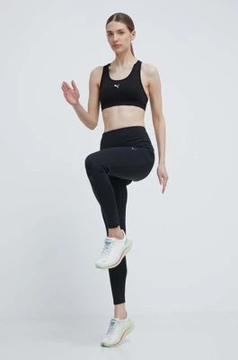 Zdjęcie produktu Puma legginsy treningowe EVOSTRIPE kolor czarny gładkie 677879