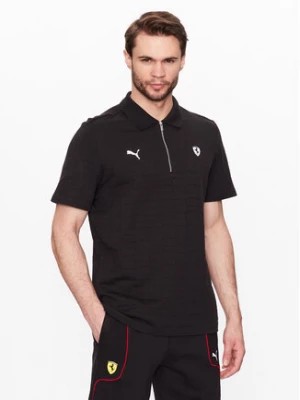 Zdjęcie produktu Puma Polo Ferrari Style Jacquard 538331 Czarny Slim Fit