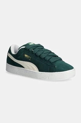 Zdjęcie produktu Puma sneakersy skórzane Suede XL kolor zielony 395205