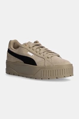 Zdjęcie produktu Puma sneakersy zamszowe Karmen II kolor zielony 397457