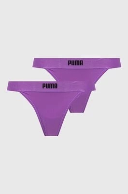 Zdjęcie produktu Puma stringi 2-pack kolor fioletowy 938314