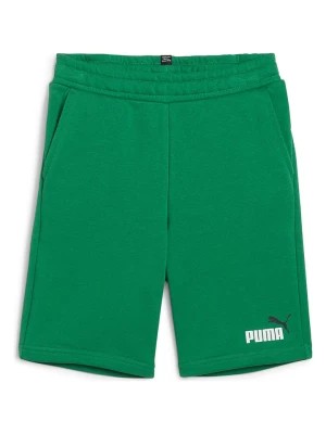 Zdjęcie produktu Puma Szorty "ESS+" w kolorze zielonym rozmiar: 140