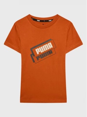 Zdjęcie produktu Puma T-Shirt Alpha Holiday 670109 Pomarańczowy Regular Fit