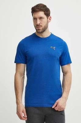 Zdjęcie produktu Puma t-shirt bawełniany BETTER ESSENTIALS męski kolor granatowy gładki 675977