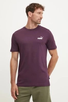 Zdjęcie produktu Puma t-shirt bawełniany męski kolor bordowy melanżowy 674470