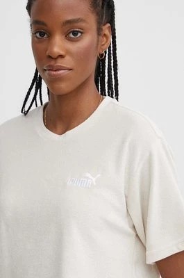 Zdjęcie produktu Puma t-shirt damski kolor beżowy 677947