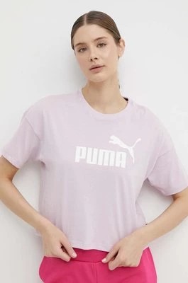 Zdjęcie produktu Puma t-shirt damski kolor fioletowy 586866