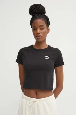 Zdjęcie produktu Puma t-shirt Iconic T7 damski kolor czarny 625598