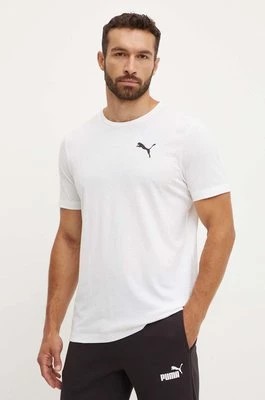 Zdjęcie produktu Puma t-shirt męski kolor biały z nadrukiem 586726