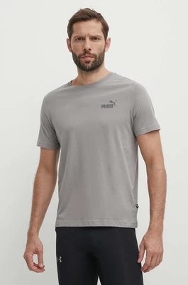 Zdjęcie produktu Puma t-shirt męski kolor szary gładki 586669