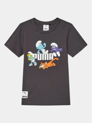 Zdjęcie produktu Puma T-Shirt Puma X The Smurfs 622981 Szary Regular Fit