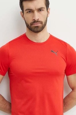 Zdjęcie produktu Puma t-shirt treningowy Favourite Blaster kolor czerwony gładki 522351