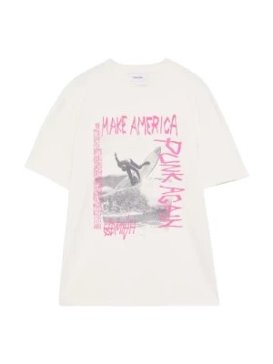 Zdjęcie produktu Punk Surf Beżowy T-shirt z bawełny Amish