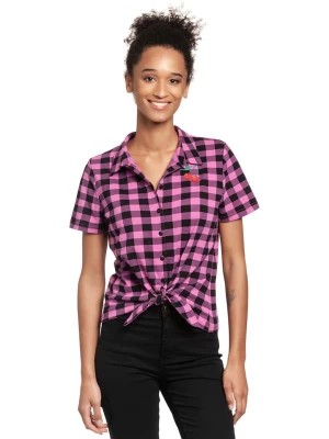 Zdjęcie produktu Pussy Deluxe Bluzka w kolorze różowo-czarnym rozmiar: S