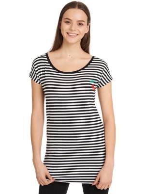 Zdjęcie produktu Pussy Deluxe Koszulka "Stripes" w kolorze czarno-białym rozmiar: XL