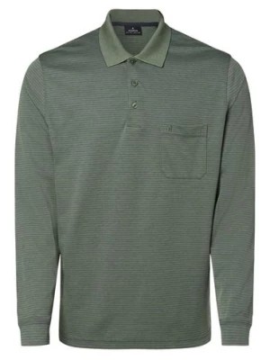 Zdjęcie produktu Ragman Męska koszulka polo Mężczyźni zielony w paski,