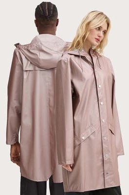 Zdjęcie produktu Rains kurtka przeciwdeszczowa Long Jacket W3 kolor fioletowy przejściowa 12020-37