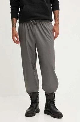 Zdjęcie produktu Rains spodnie kolor szary high waist