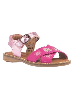 Zdjęcie produktu Rap Skórzane sandały w kolorze różowym rozmiar: 29
