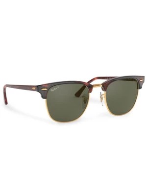 Zdjęcie produktu Ray-Ban Okulary przeciwsłoneczne Clubmaster 0RB3016 990/58 Brązowy