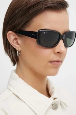 Zdjęcie produktu Ray-Ban okulary przeciwsłoneczne damskie kolor czarny 0RB4389