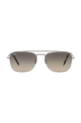 Zdjęcie produktu Ray-Ban okulary przeciwsłoneczne NEW CARAVAN kolor srebrny 0RB3636