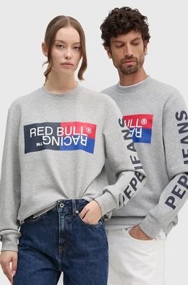 Zdjęcie produktu Red Bull Racing x Pepe Jeans bluza kolor szary z nadrukiem RU580007