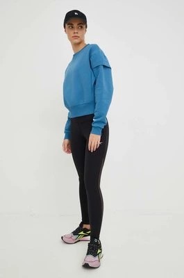 Zdjęcie produktu Reebok bluza damska kolor niebieski gładka