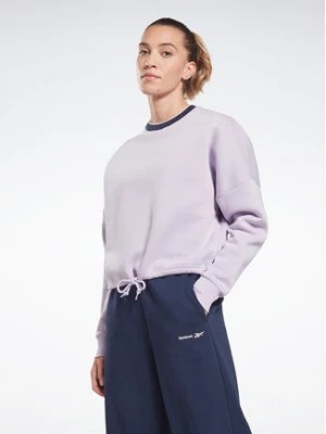 Zdjęcie produktu Reebok Bluza Identity HT6270 Fioletowy Relaxed Fit