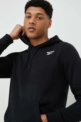 Zdjęcie produktu Reebok bluza IDENTITY męska kolor czarny z kapturem z nadrukiem HA9273.100051167