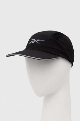 Zdjęcie produktu Reebok czapka z daszkiem Float Run Performance kolor czarny z nadrukiem