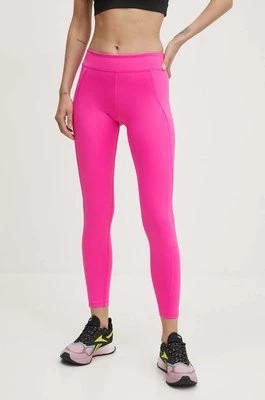 Zdjęcie produktu Reebok legginsy treningowe Lux Contour kolor różowy gładkie 100076336
