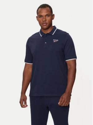 Zdjęcie produktu Reebok Polo Identity Small Logo Polo 100073032 Granatowy Regular Fit