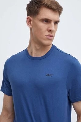 Zdjęcie produktu Reebok t-shirt treningowy Athlete 2.0 kolor niebieski gładki 100075602