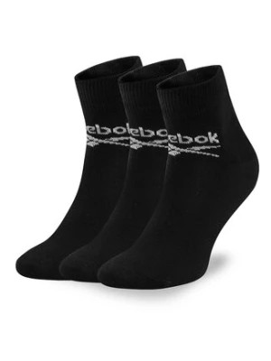 Zdjęcie produktu Reebok Zestaw 3 par wysokich skarpet unisex R0429-SS24 (3-pack) Czarny