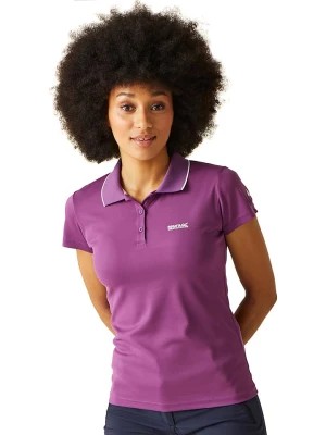 Zdjęcie produktu Regatta Funkcyjna koszulka polo "Maverick V" w kolorze fioletowym rozmiar: 36