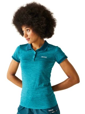 Zdjęcie produktu Regatta Funkcyjna koszulka polo "Remex II" w kolorze niebieskim rozmiar: 42