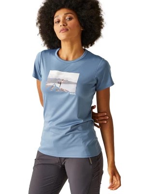 Zdjęcie produktu Regatta Koszulka sportowa "Fingal VIII" w kolorze niebieskim rozmiar: 40